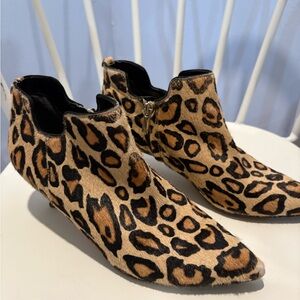 Sam Edelman Animal Print Ankle Booties